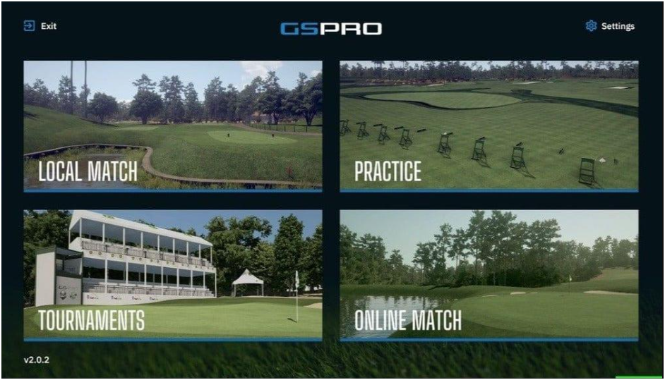 GSPro Golf Simulation Software