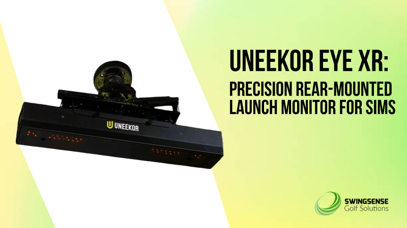 Uneekor EYE XR: Precision Rear-Mounted Launch Monitor for Sims