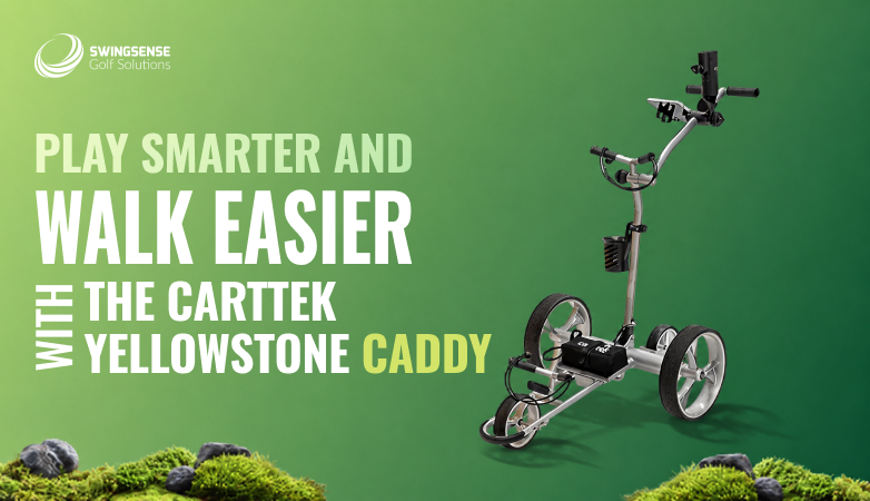 Play Smarter And Walk Easier With The CartTek Yellowstone Caddy
