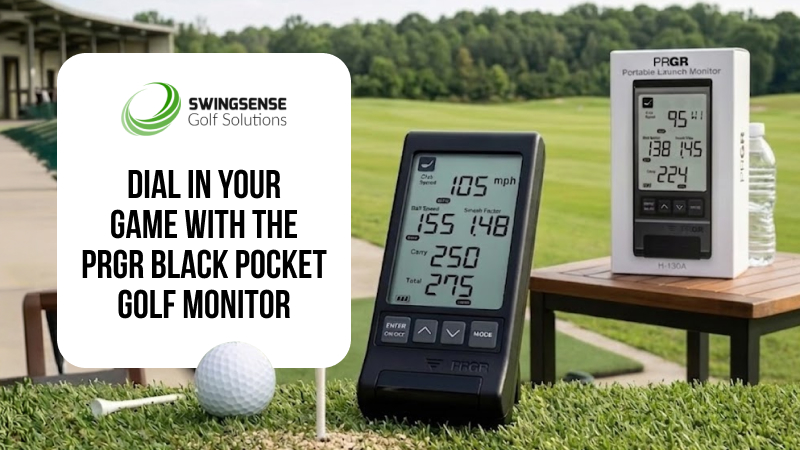 Dial In Your Game With the PRGR Black Pocket Golf Monitor