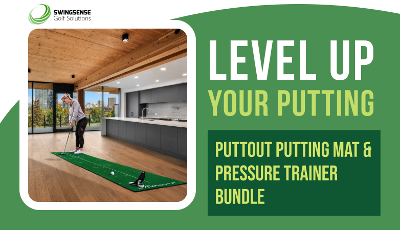 Level Up Your Putting: PuttOut Putting Mat & Pressure Trainer Bundle