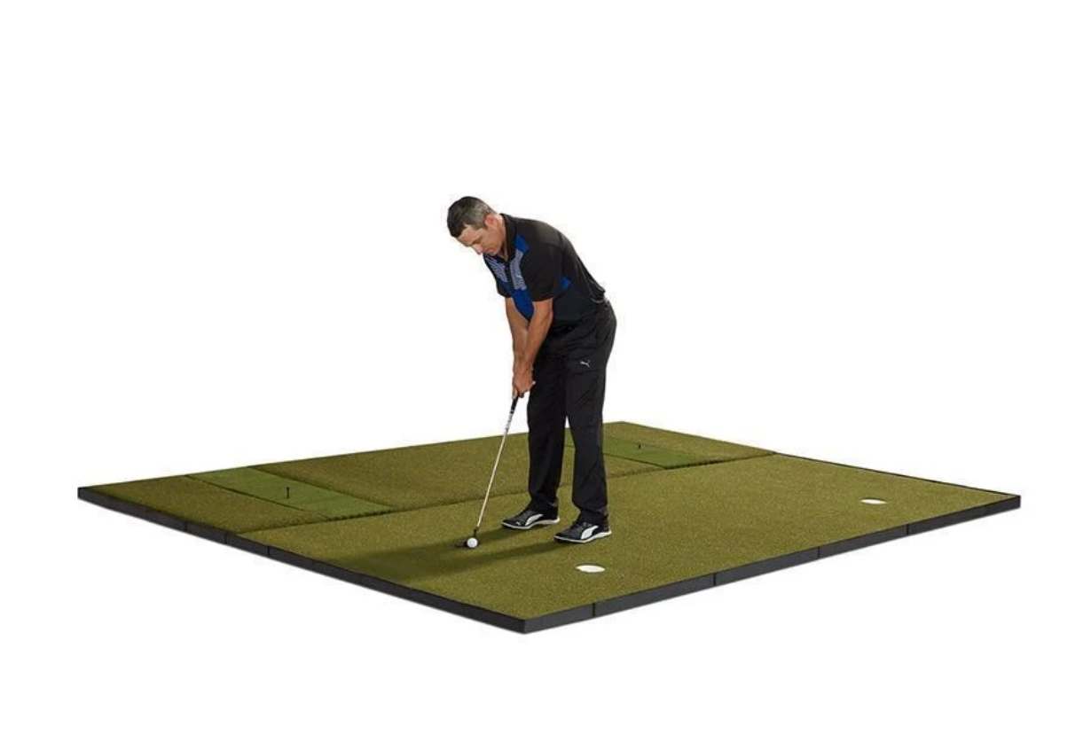 Fiberbuilt Grass Series Double-Hitting Combo Golf Mat