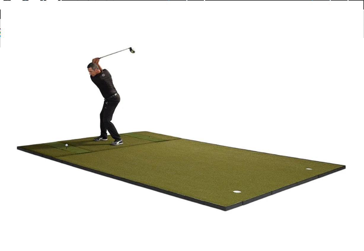 Fiberbuilt Grass Series Double-Hitting Combo Golf Mat