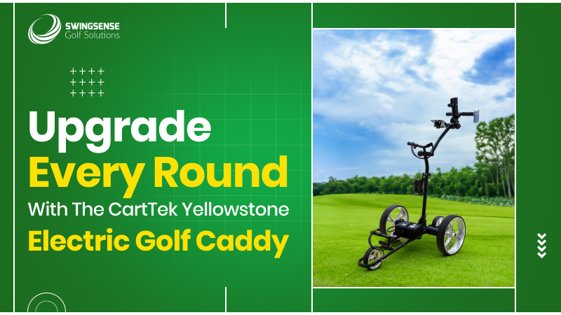Upgrade Every Round With The CartTek Yellowstone Electric Golf Caddy