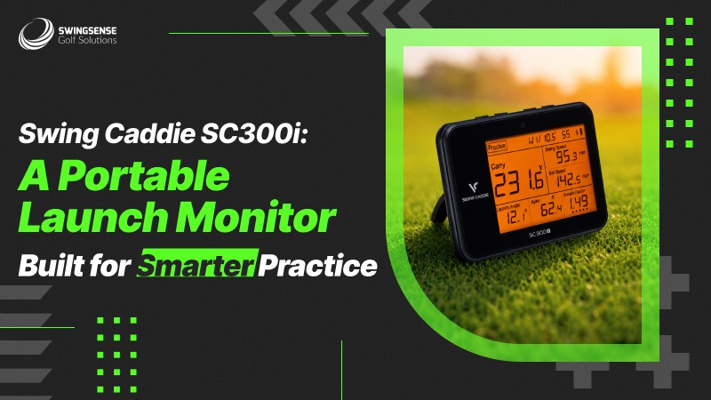 Swing Caddie SC300i: A Portable Launch Monitor Built for Smarter Practice