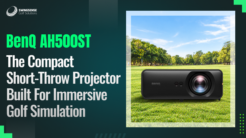 BenQ AH500ST: The Compact Short-Throw Projector Built for Immersive Golf Simulation