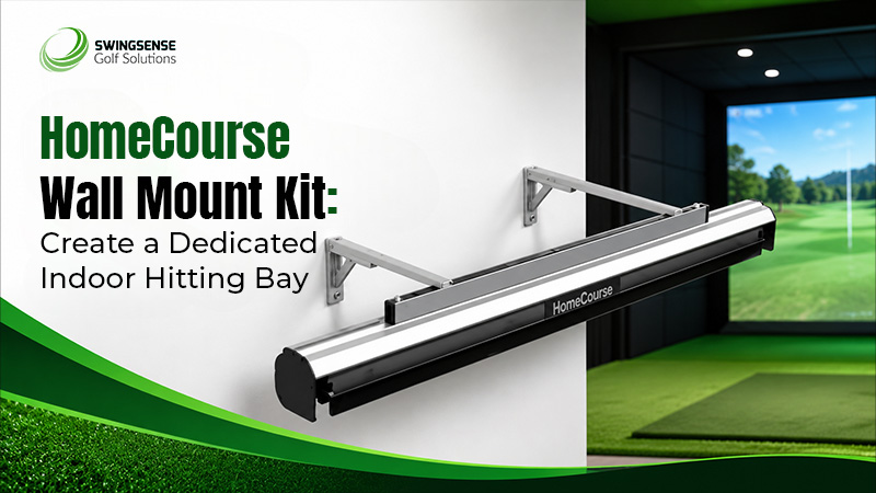 HomeCourse Wall Mount Kit: Create a Dedicated Indoor Hitting Bay